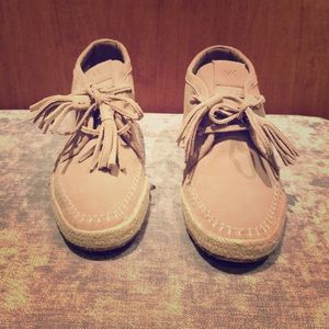 Desert boots, Michael Kors, Sz 7, natural suede,